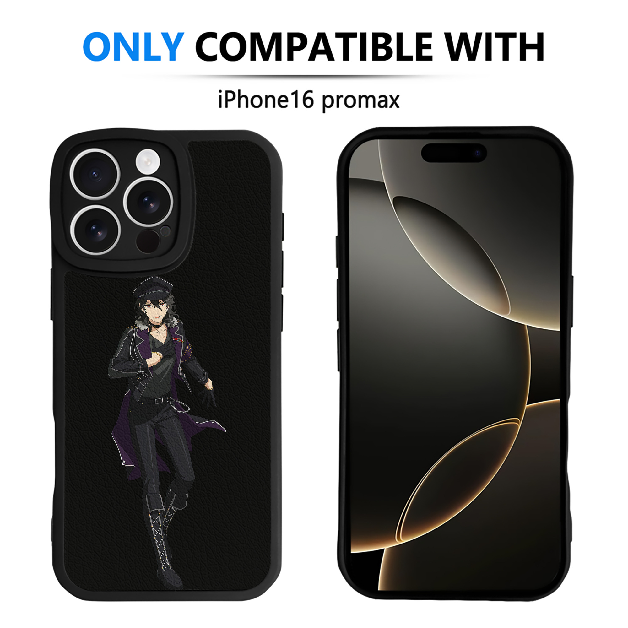 （画像用） あんさんぶるスターズ! Ensemble Stars 【iPhone 16シリーズ対応】シリコンスマホケース（レザー調） 材質：シリコン